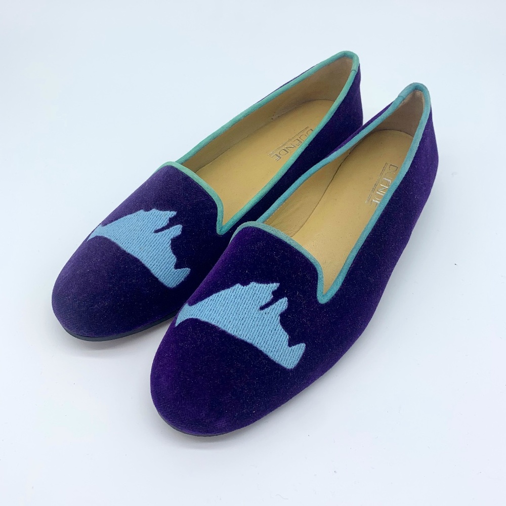 Preppy Martha's Vineyard Embroidered Loafers